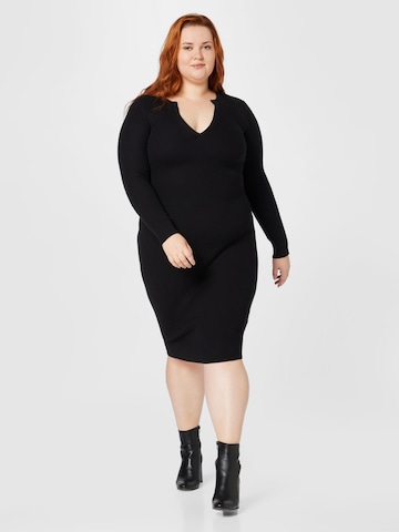 Calvin Klein Curve Dress in Black: front