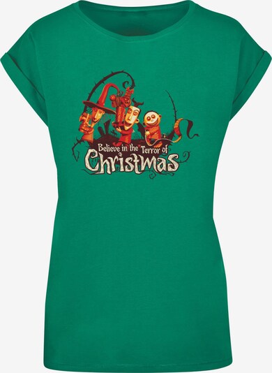 ABSOLUTE CULT T-shirt 'The Nightmare Before Christmas - Christmas Terror' en jaune / vert / orange / rouge, Vue avec produit
