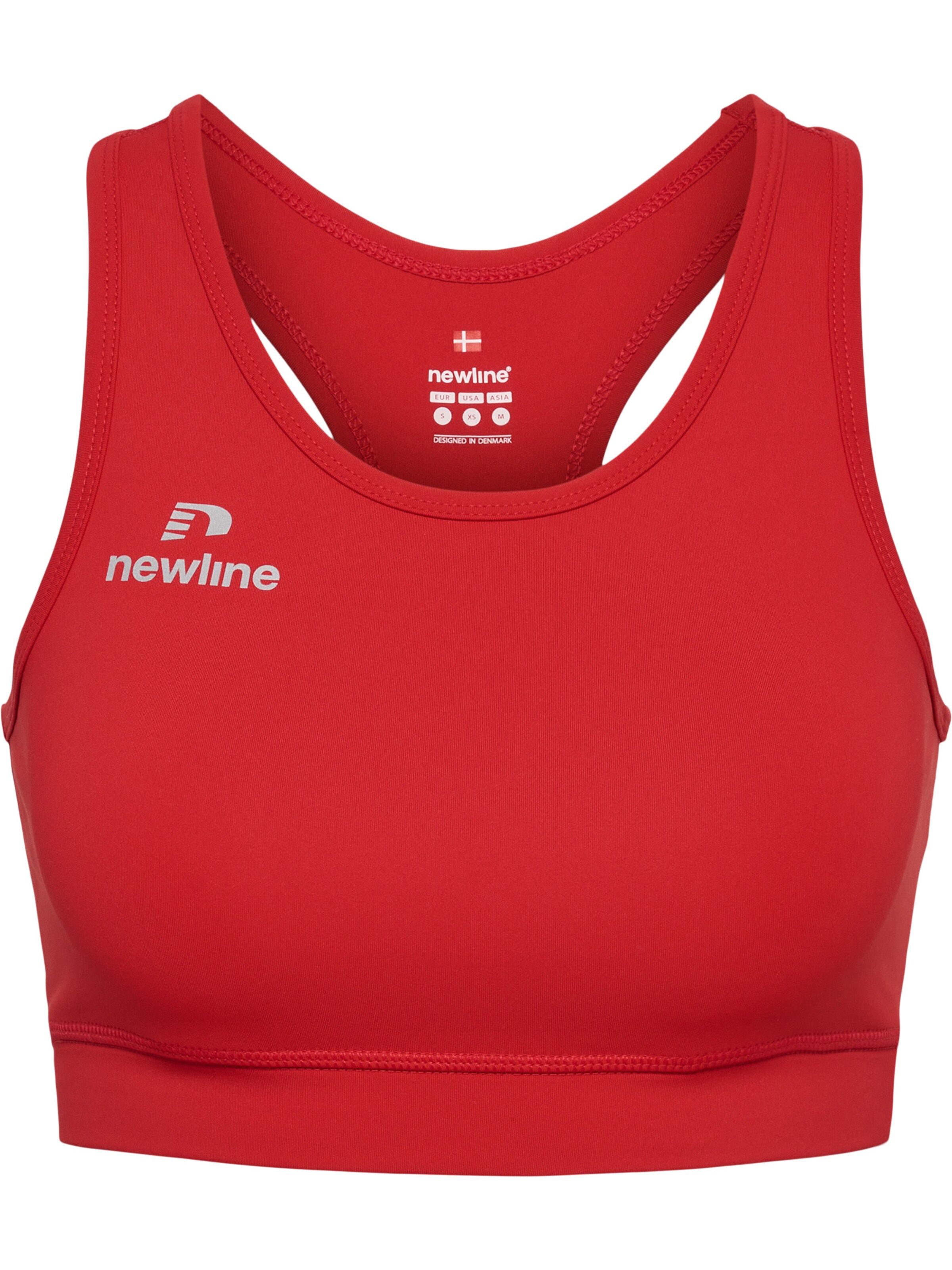 Haut de sport Newline en rouge : devant