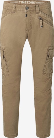TIMEZONE Cargo Jeans 'Ben' in Beige: front