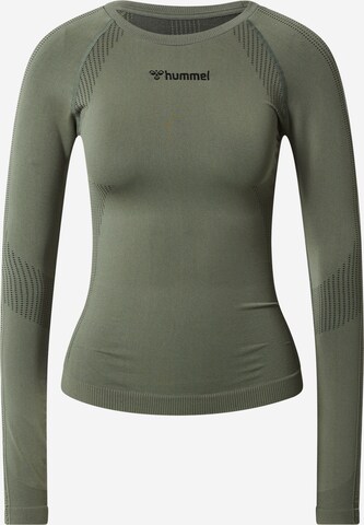 Hummel Performance Shirt in Green: front