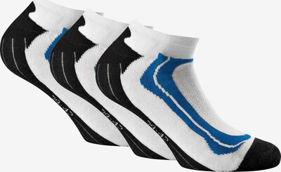Rohner Socks Sportsocken in blau / schwarz / weiß, Produktansicht