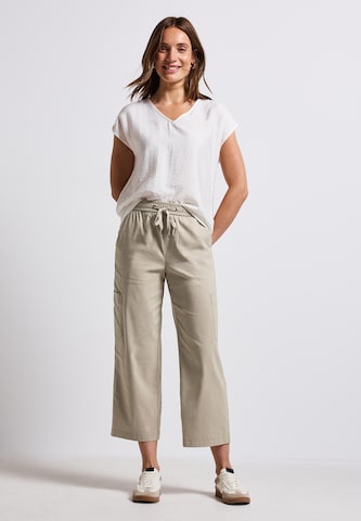 STREET ONE Regular Cargobroek in Beige