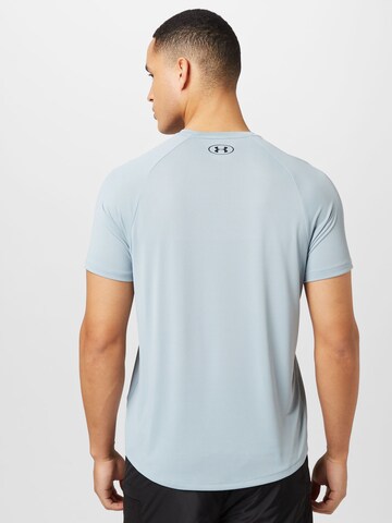 UNDER ARMOUR Regular fit Funkcionalna majica 'Tech 2.0' | modra barva