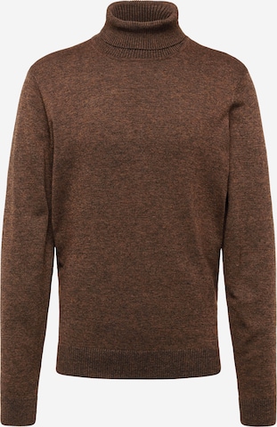 BLEND Пуловер в кафяво: отпред