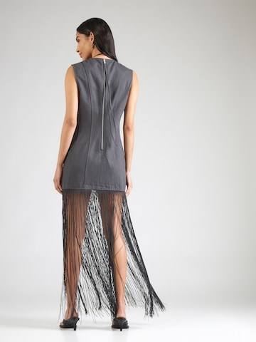 WEEKDAY Dress 'Freya Fringe' in Grey