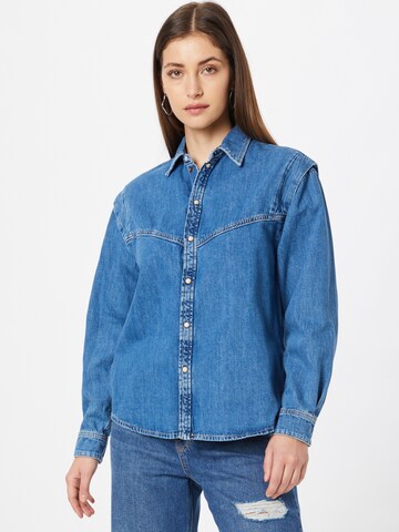 Camicia da donna 'EVE' di Pepe Jeans in blu: frontale