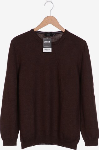 BOSS Black Sweater & Cardigan in XXL in Brown: front