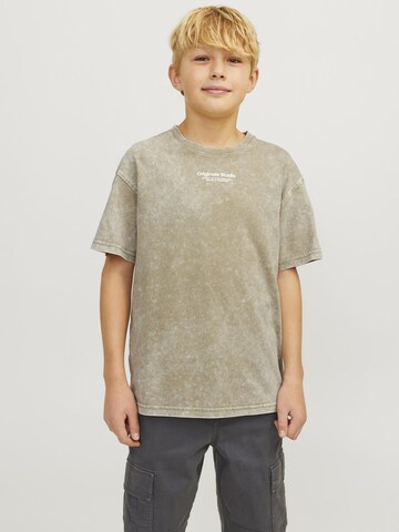 Jack & Jones Junior Shirt in Beige: voorkant