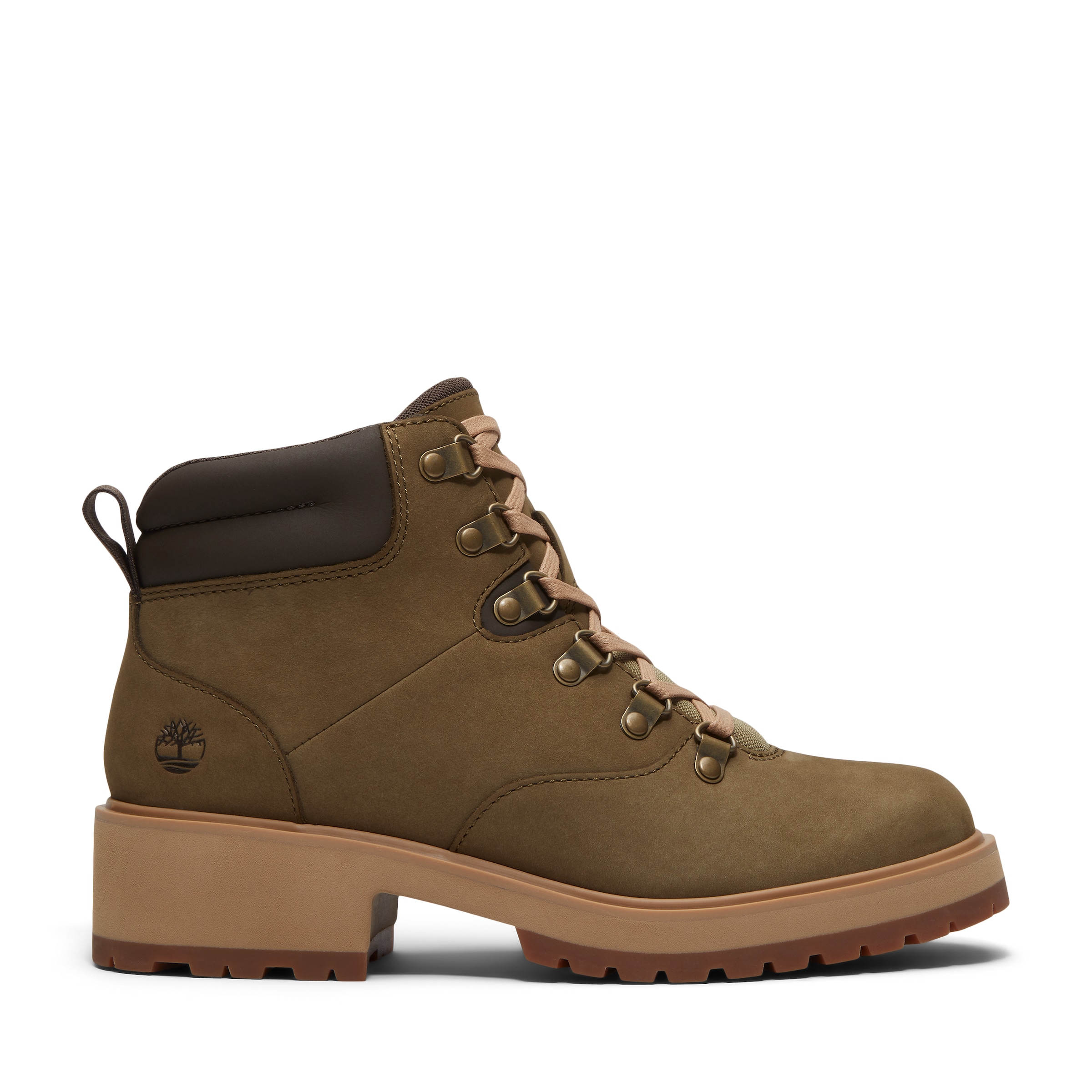 TIMBERLAND Schnürstiefelette in Grün
