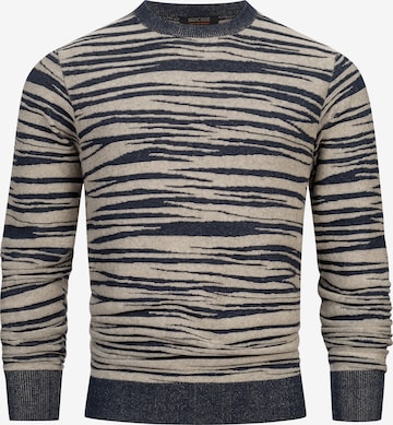 INDICODE JEANS Trui 'INCapowlax' in Blauw: voorkant