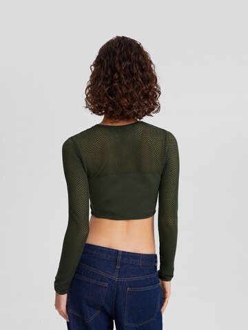 Bershka Shirt in Green