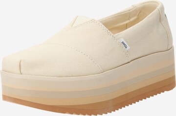 Slipper di TOMS in bianco: frontale