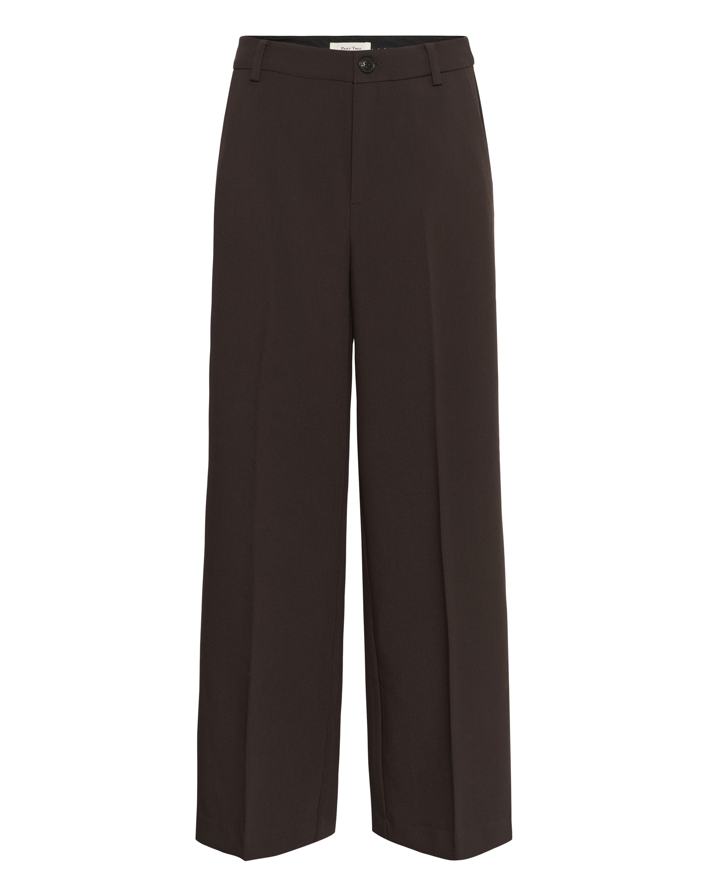 Part Two Broek 'NinnesaPW' in Bruin: voorkant