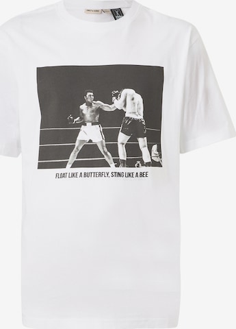 Only & Sons T-Shirt 'ONSMUHAMMAD ALI' in Weiß: Vorderseite