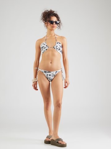 Karl Lagerfeld Bikini Bottoms 'VACANCES DE KARL' in White