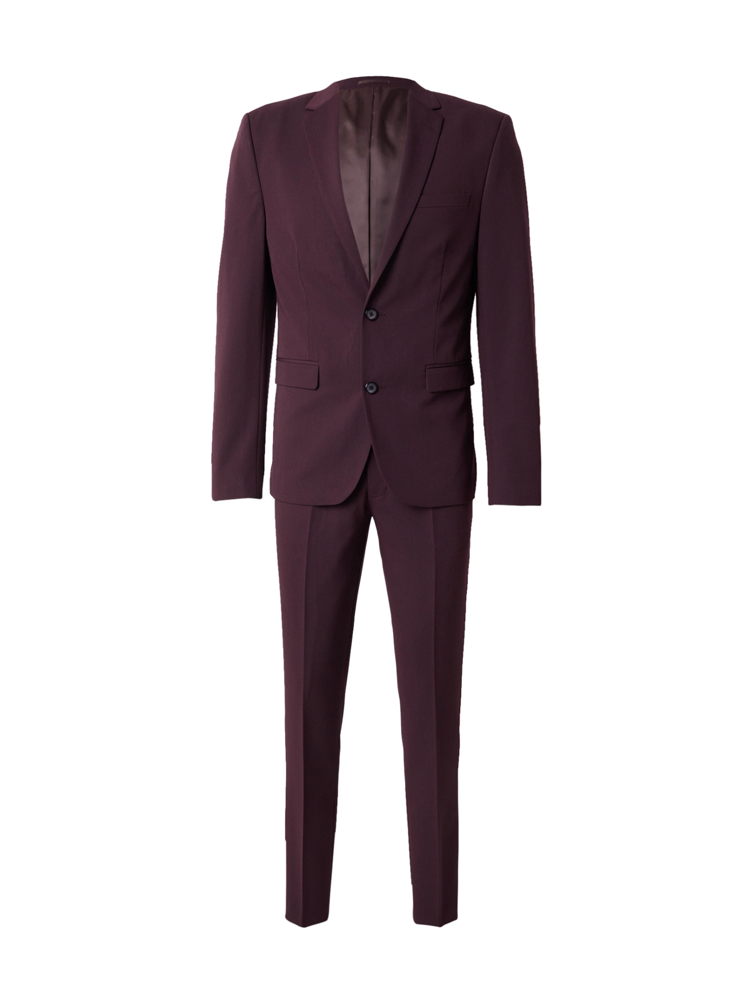 Lindbergh Slimfit Kostym i röd: framsida