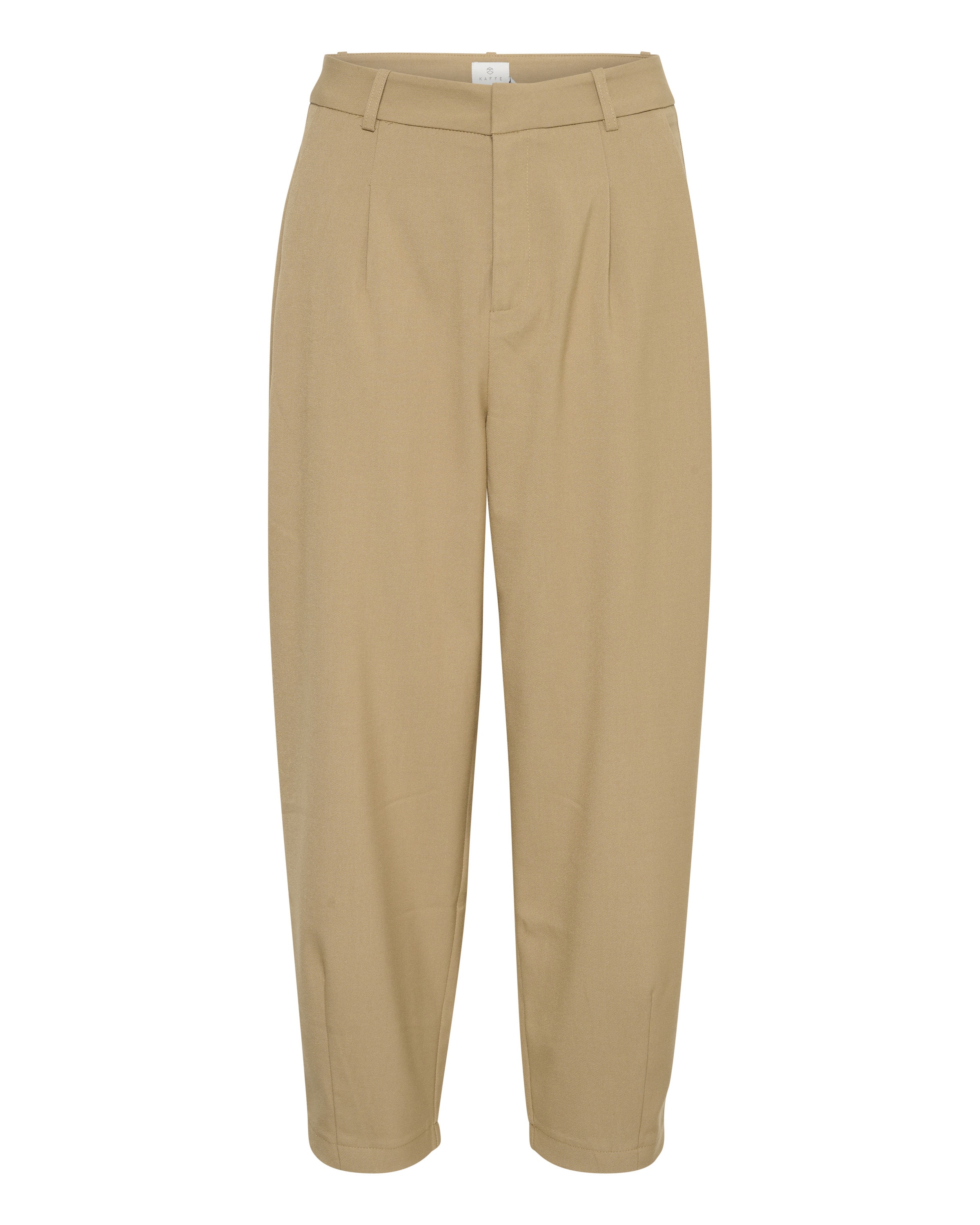 Pantalon à pince &#x27;KAMerle&#x27; Kaffe en beige : devant