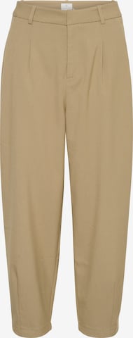 Pantalon à pince 'KAMerle' Kaffe en beige : devant