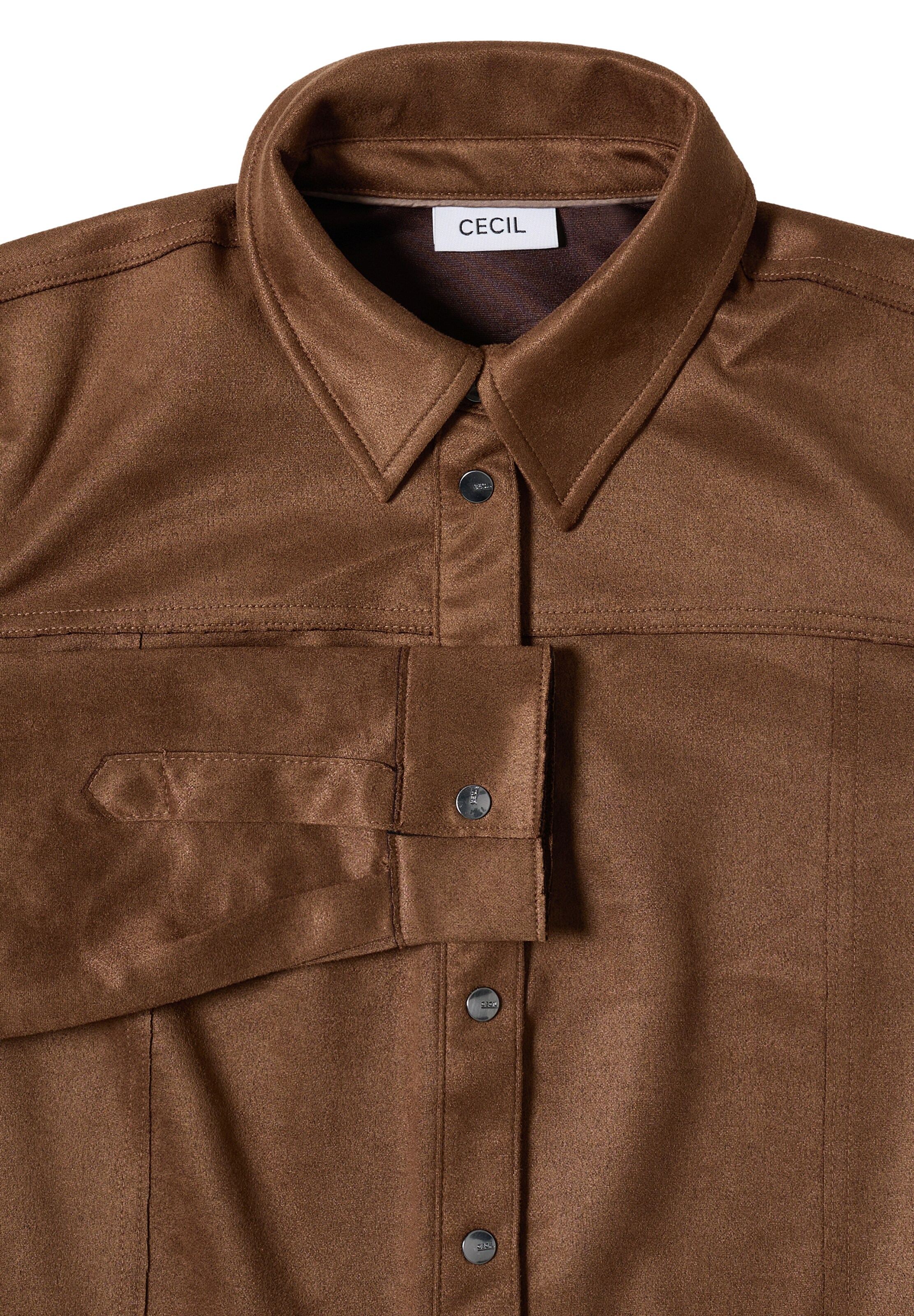 CECIL Blusenkleid in Braun