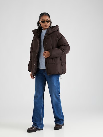 Monki Winter jacket in Brown