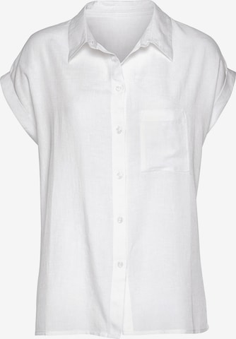 LASCANA Blouse in White: front