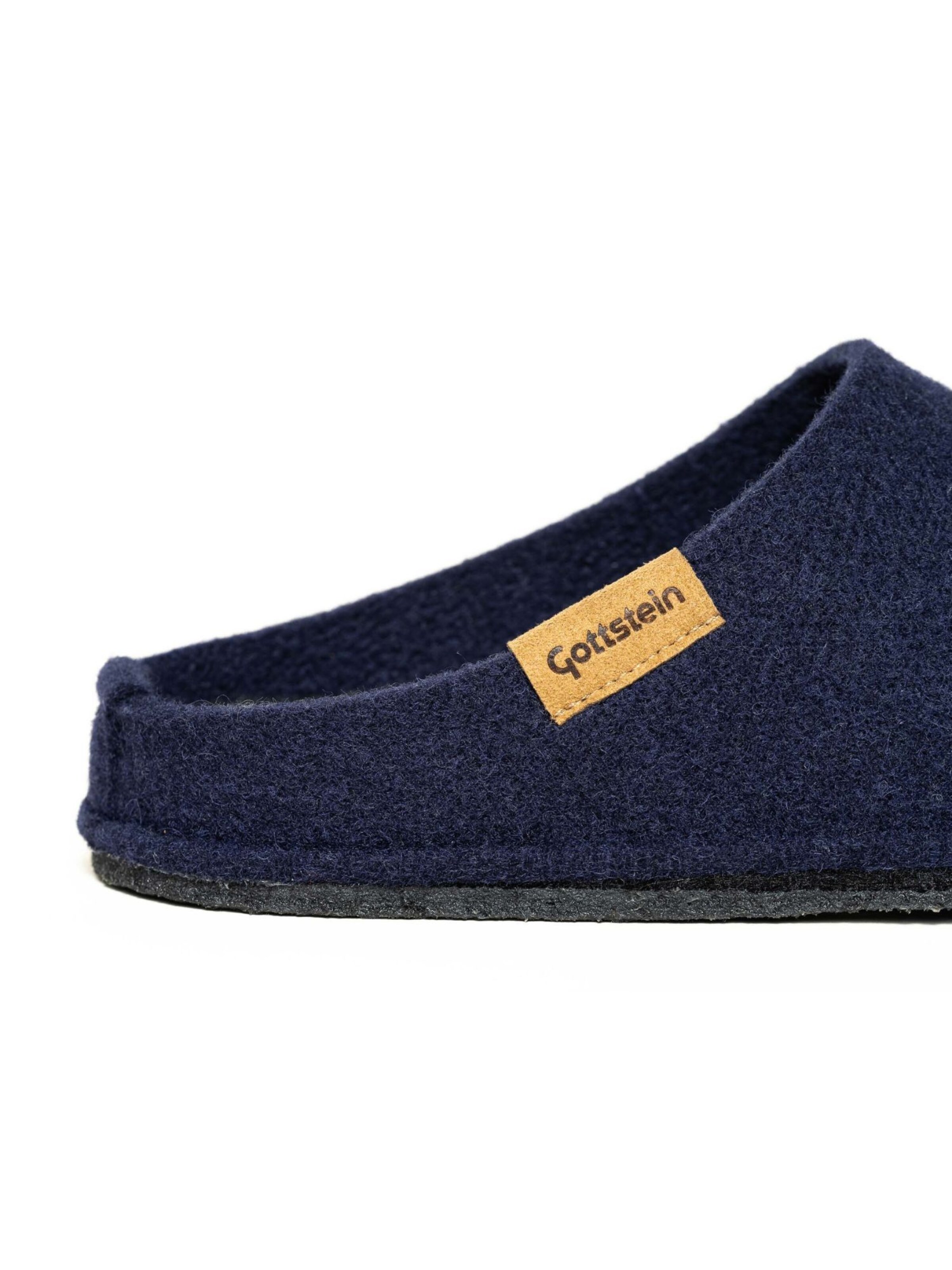 Gottstein Slippers 'Filzpantoffel Classic-CO' in Blue