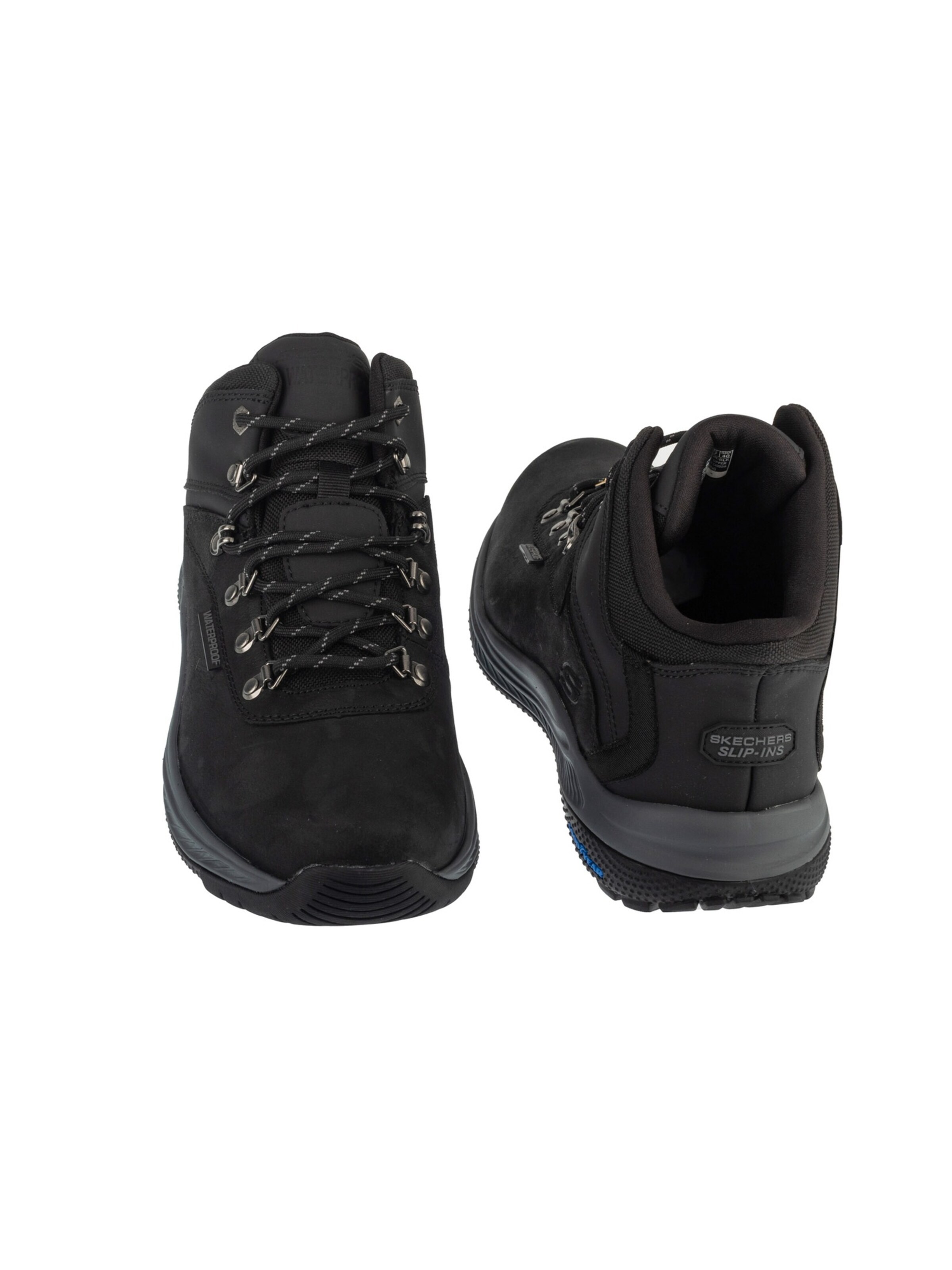 SKECHERS Schnürboots 'Skechers Slip-Ins: Meroe - Pikeman'‌ in Schwarz