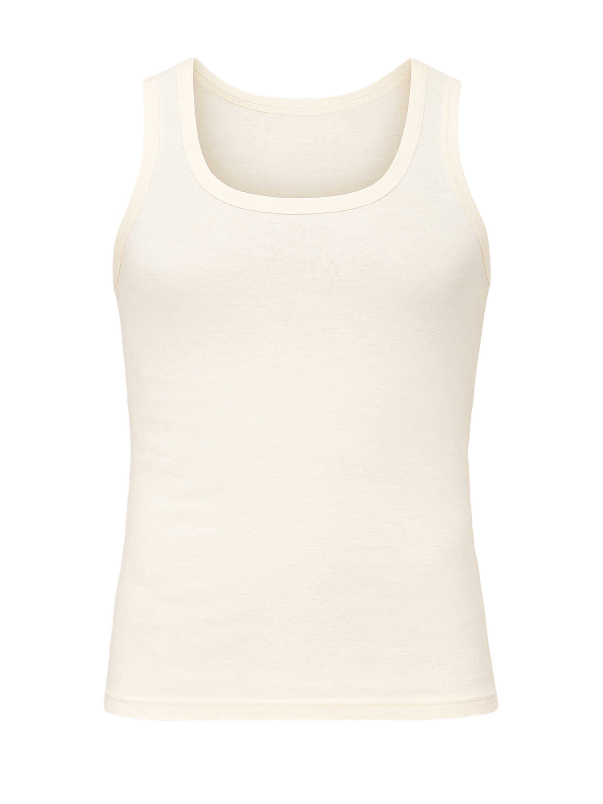 Weweus Onderhemd in Geel: voorkant