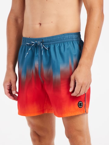 PROTEST Badeshorts 'PRTBowery' in Rot