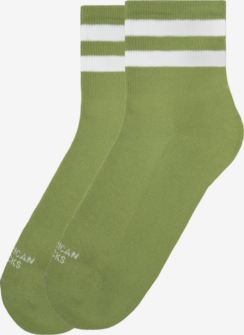 American Socks - Calcetines invisibles 'Grogu' en verde: frente