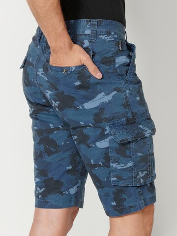 Regular Pantalon cargo KOROSHI en bleu
