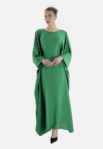 Robe Elara en vert : devant