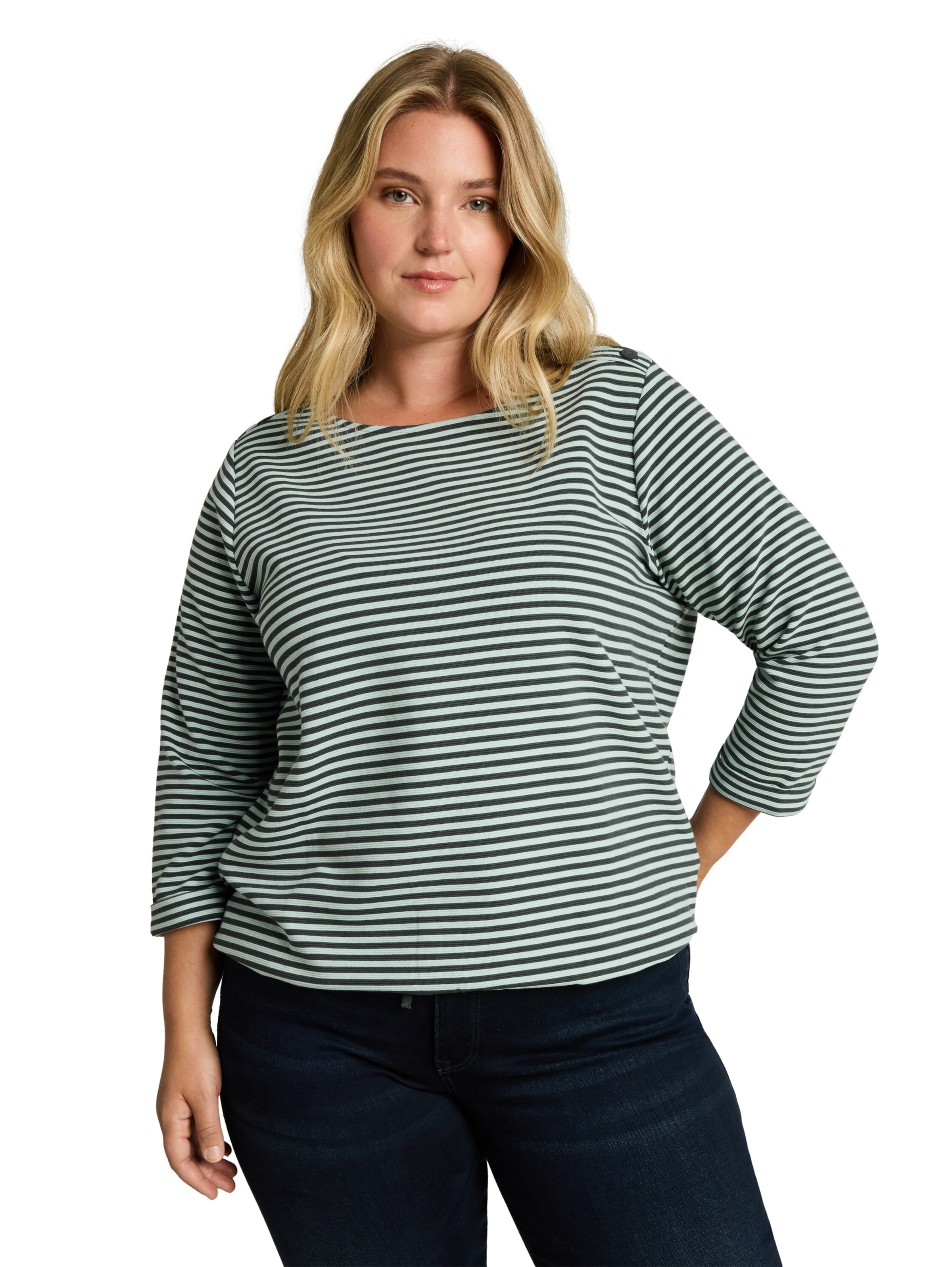 Tom Tailor Women + - Camiseta en verde: frente