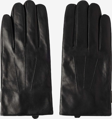 Gants Hackett London en noir : devant