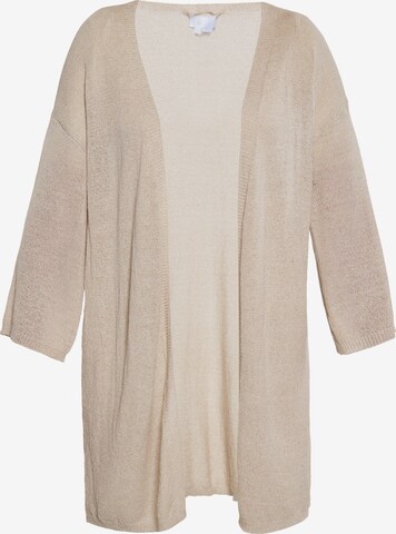 Cardigan usha WHITE LABEL en beige : devant