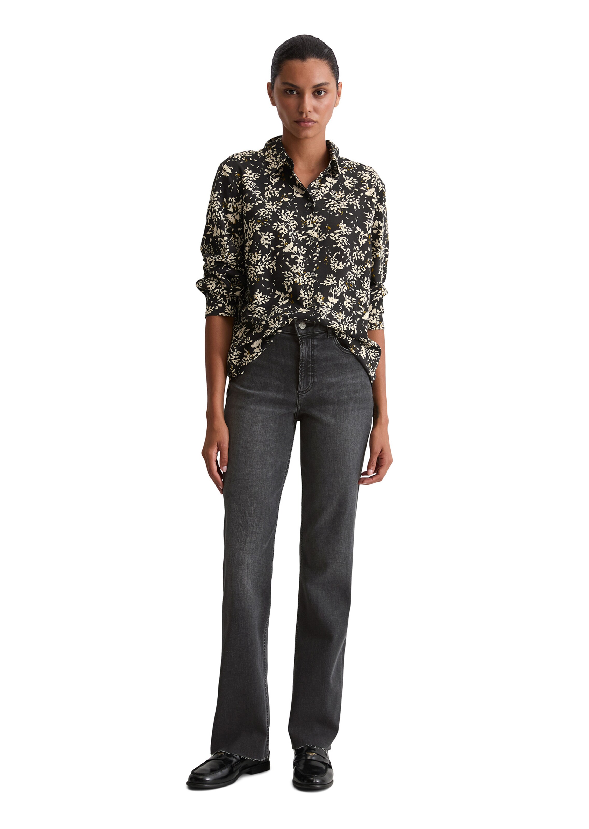 Marc O'Polo Bluse in Schwarz