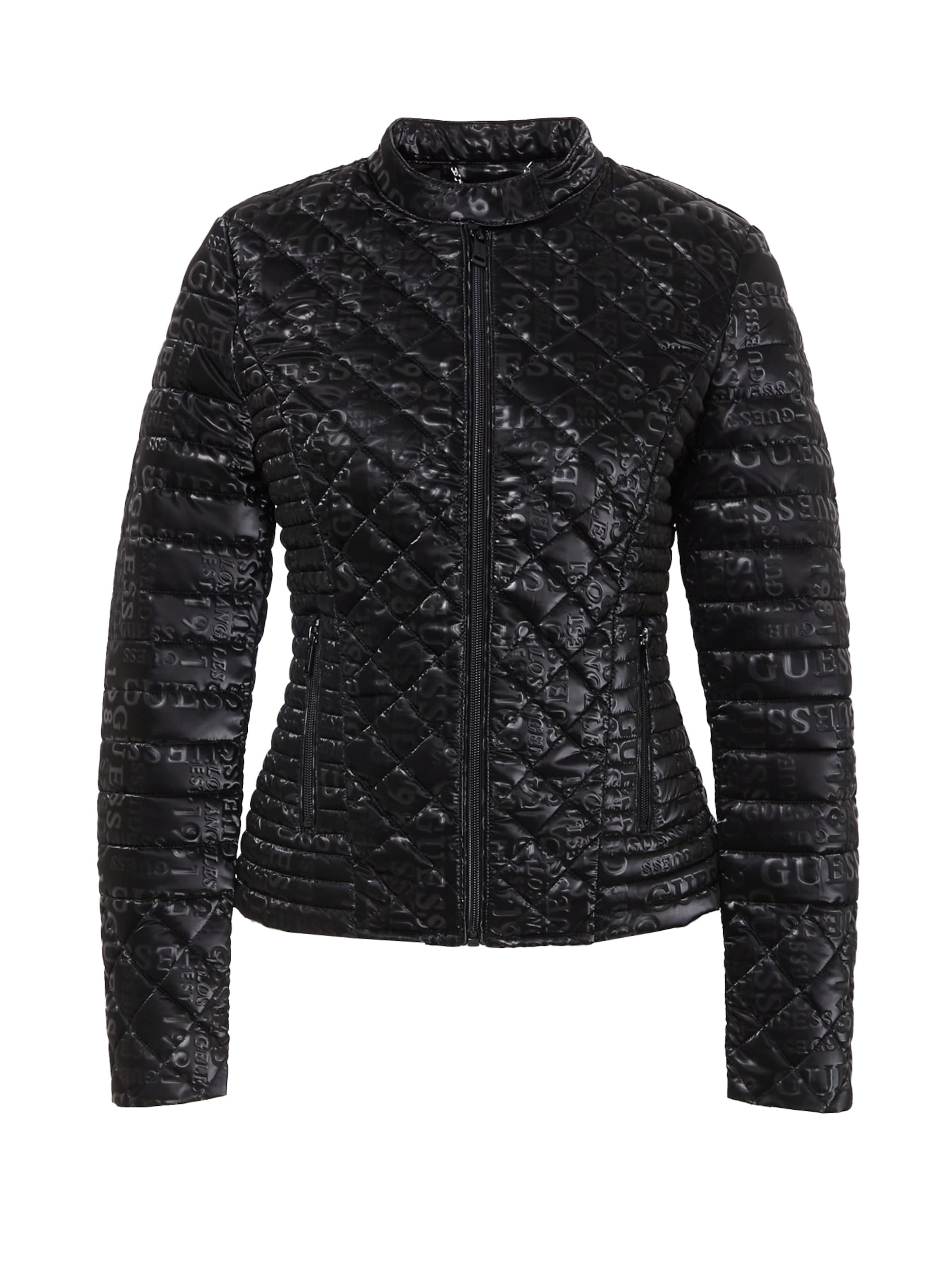 GUESS Prechodná bunda 'New Vona' - Čierna: predná strana