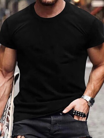 RMK Shirt '“Einfarbig Rundhals”'‌‌‌‌‌‌ in Schwarz