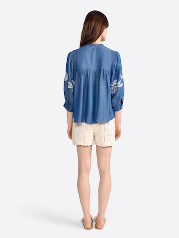 Rich & Royal Bluse i blå
