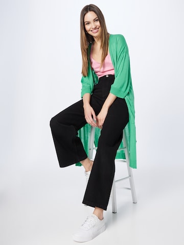 Freequent Knit Cardigan 'ELINA' in Green