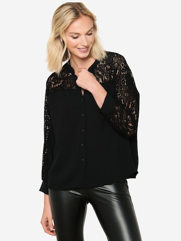 Camicia da donna di LolaLiza in nero: frontale