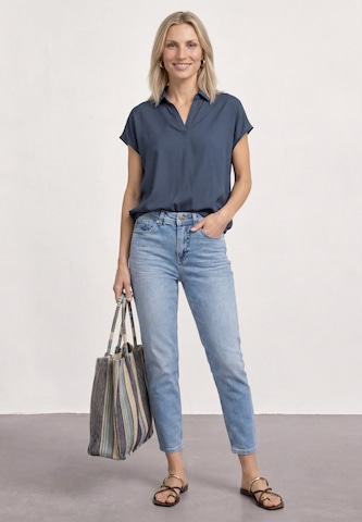 STREET ONE Bluse in Blau