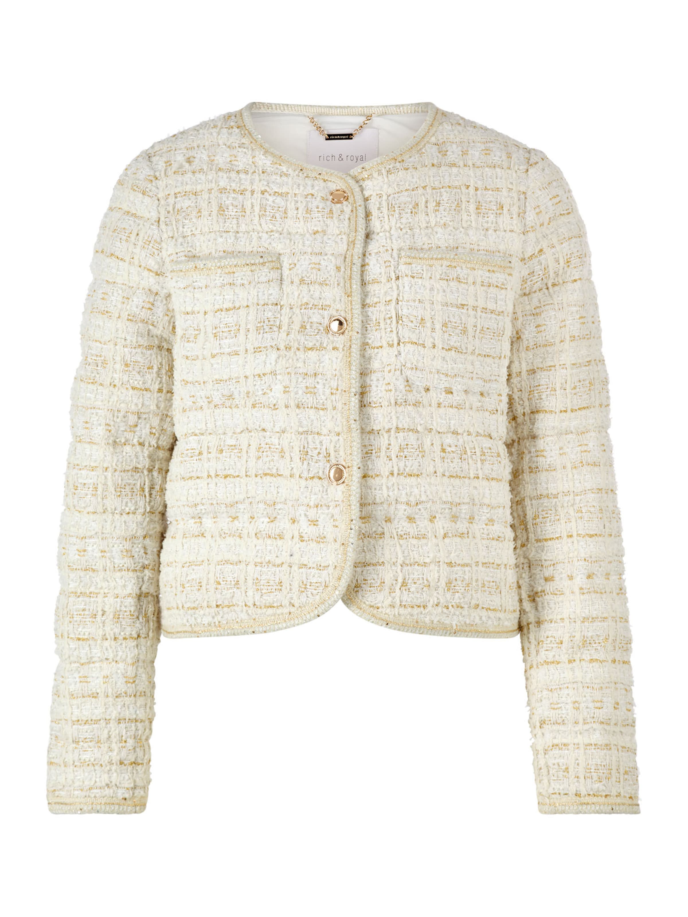 Rich & Royal Bleiser, värv valge: eest vaates