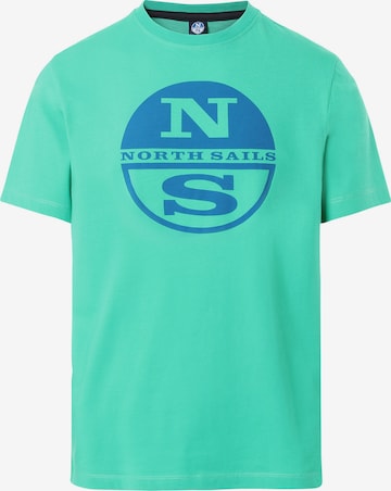 T-Shirt North Sails en vert : devant