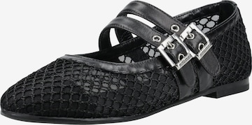 Ballerines à lanières Nero Giardini en noir : devant