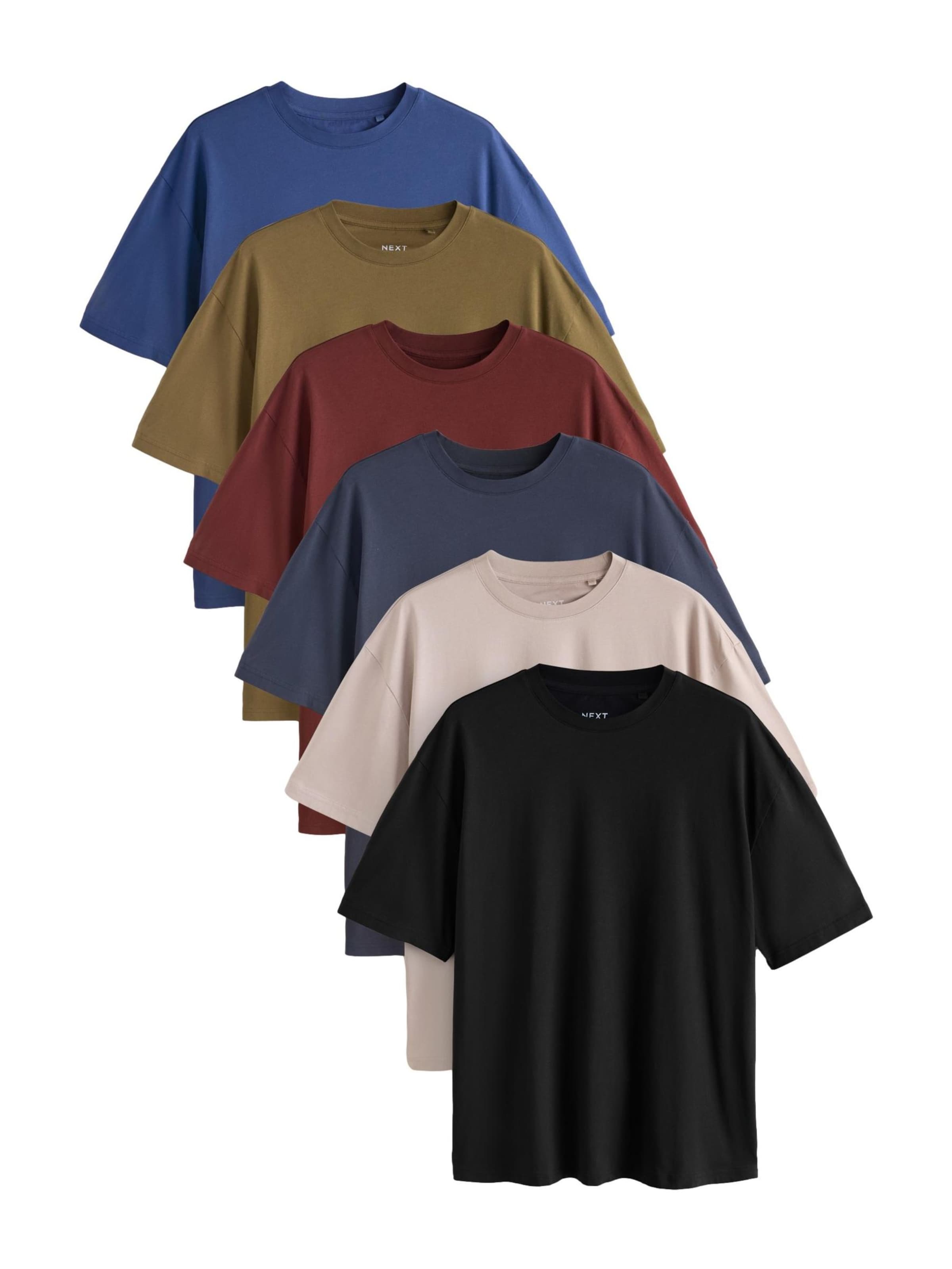 Next - Camiseta 'Essential' en azul: frente