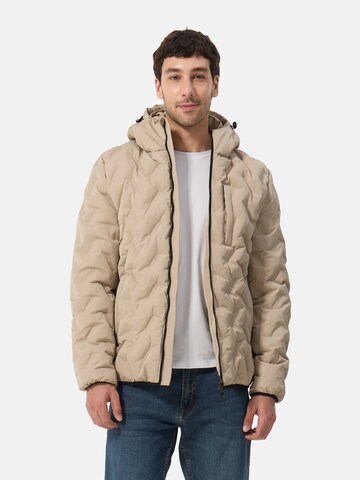 Veste mi-saison CASH-MERE.CH en beige : devant