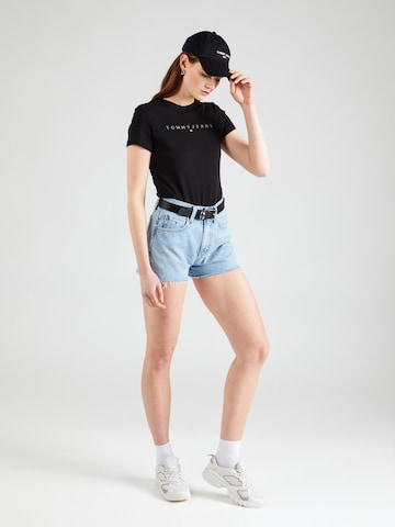 Tommy Jeans Slimfit Shorts 'Hot' in Blau