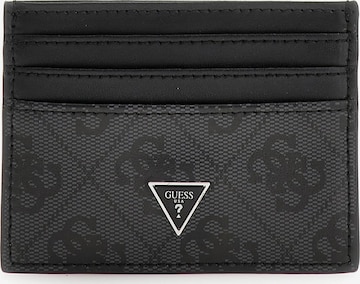 GUESS - Estojo 'Vezzola' em preto: frente